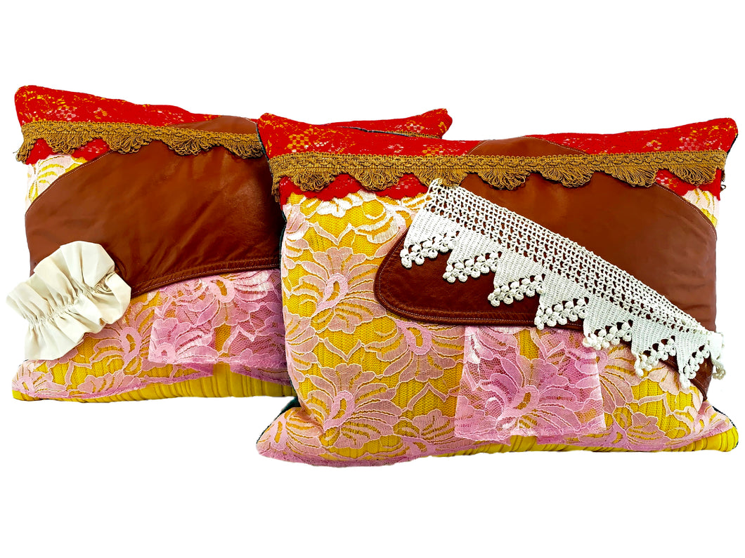 All the Rage Lace, Pair of Pillows by Sarah Lois™                                16