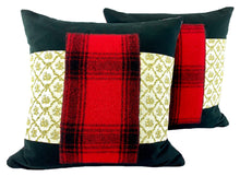 Load image into Gallery viewer, Northern Plaid Baroque, Pair of Pillows by Sarah Lois™ 18"x18"