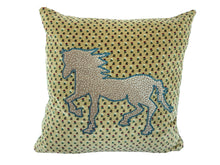 Load image into Gallery viewer, Saddle Velvet Horse by Sarah Lois™ 16"x16"