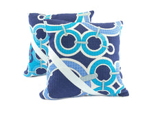 Load image into Gallery viewer, Nautical, Pair of Pillows by Sarah Lois™ 16"x16"
