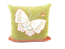 Load image into Gallery viewer, Butterfly & Rainbow Heart,  Lucy & Bear™ by Sarah Lois™   18"x18"