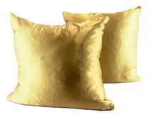 Load image into Gallery viewer, Silky Leather, Pair of Pillows by Sarah Lois™ 20"x20"