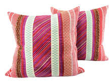 Load image into Gallery viewer, Raspberry Apple, Pair of Pillows by Sarah Lois™ 22"x22"