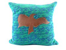 Load image into Gallery viewer, Dove and Lion™ Azure, Pair of Pillows by Sarah Lois™ 22"x22"