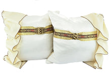 Load image into Gallery viewer, Maison Couture, Pair of Pillows by Sarah Lois™   20&quot;x20&quot;
