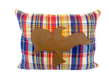 Load image into Gallery viewer, Dove and Lion™ Rugged Leather, Pair of Pillows by Sarah Lois™   16&quot;x20&quot;
