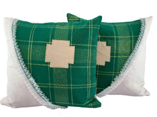 Load image into Gallery viewer, Glam Plaid, Pair of Pillows by Sarah Lois™                                18&quot;x18&quot;
