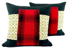 Load image into Gallery viewer, Northern Plaid Baroque, Pair of Pillows by Sarah Lois™                                18&quot;x18&quot;
