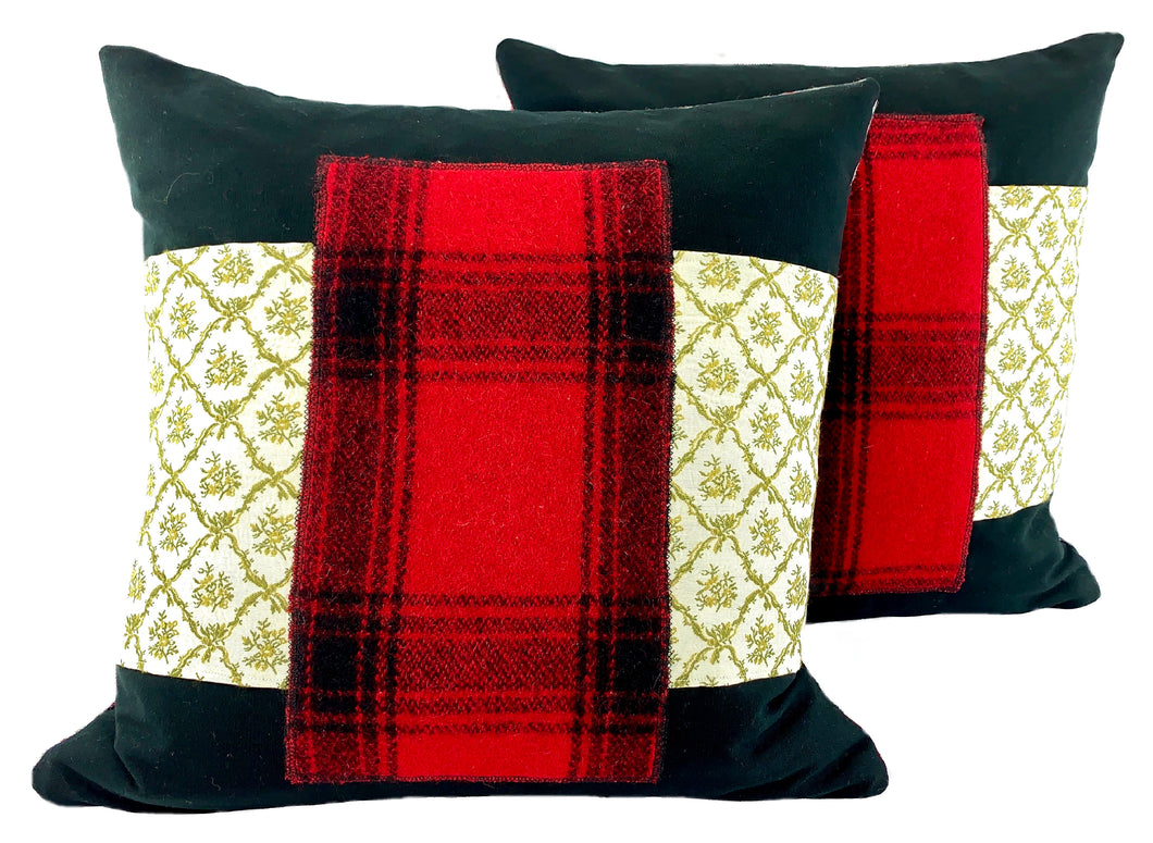 Northern Plaid Baroque, Pair of Pillows by Sarah Lois™                                18