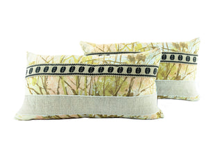 Nature, Pair of Pillows by Sarah Lois™   12"x20", Pick up only at Balance Design Atlanta