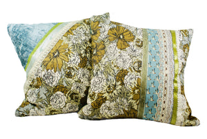 Fanciful Floral, Pair of Pillows by Sarah Lois™   22"x22"