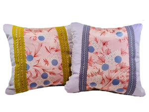 Lavender Twins, Pair of Pillows by Sarah Lois™   18"x18"