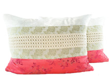 Load image into Gallery viewer, Aurous Fuchsia, Pair of Pillows by Sarah Lois™    20&quot;x26&quot;
