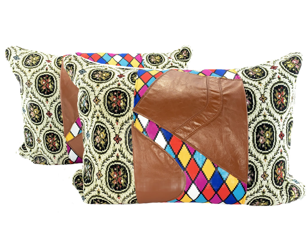 Needlepoint Hip, Pair of Pillows by Sarah Lois™   20